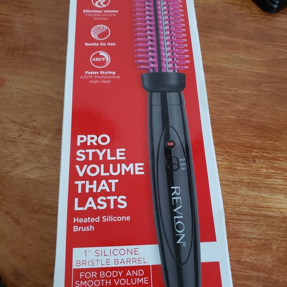 revlon heated silicone brush